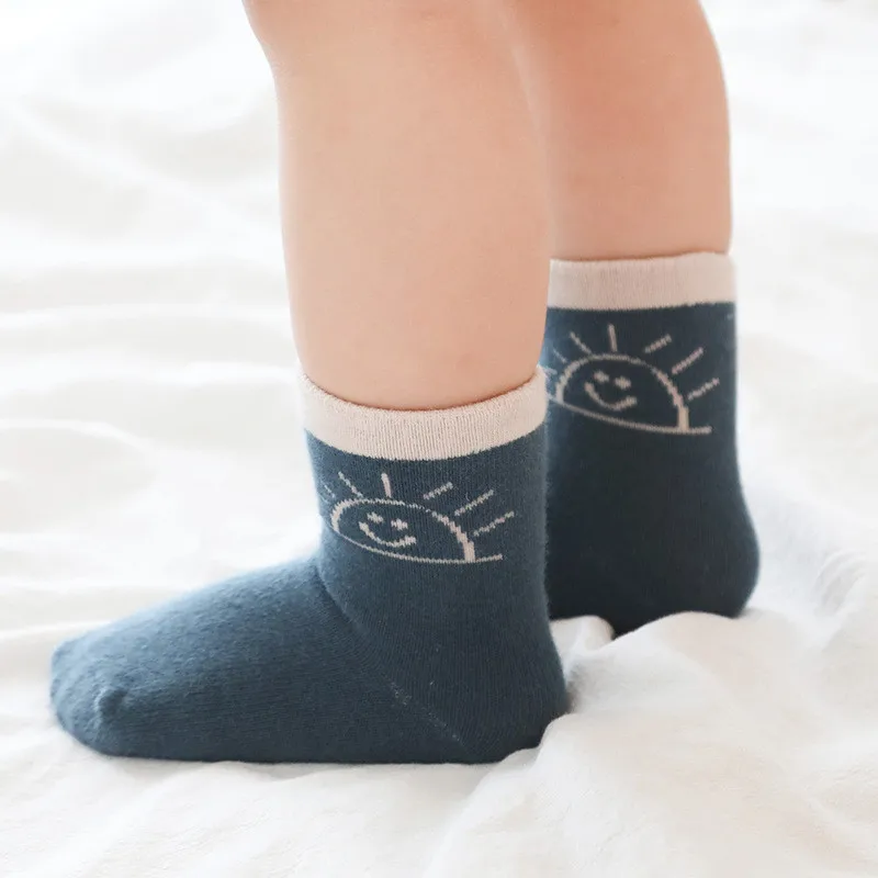 Calcetines de bebé de algodón suaves y cálidos para otoño-invierno - imagen 5