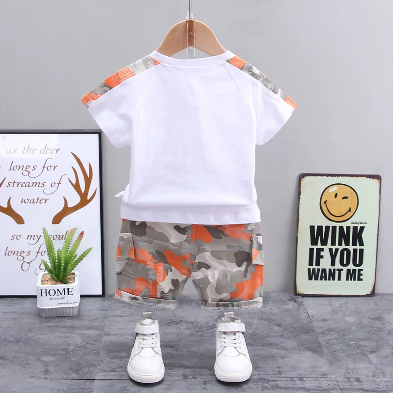 Conjunto verano algodón para niño – Camiseta y short - imagen 5