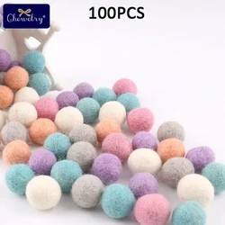 Bolas de fieltro de lana 20mm – Pompón y manualidades para niños