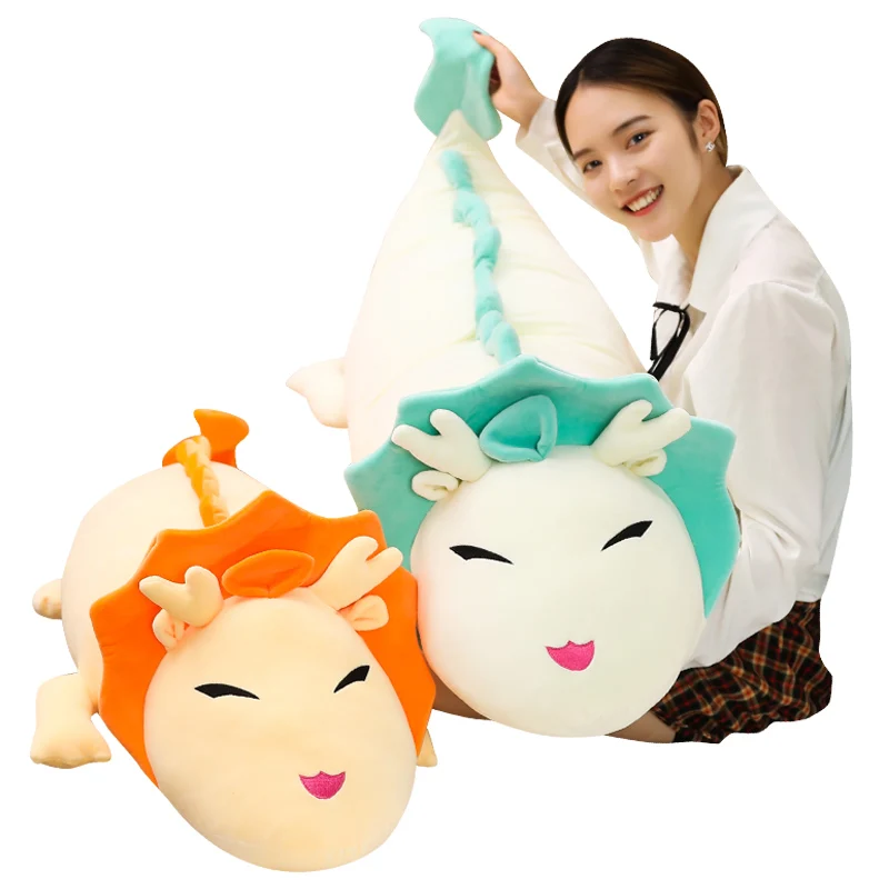 Peluche dragón gigante blanco suave para dormir y jugar - imagen 5