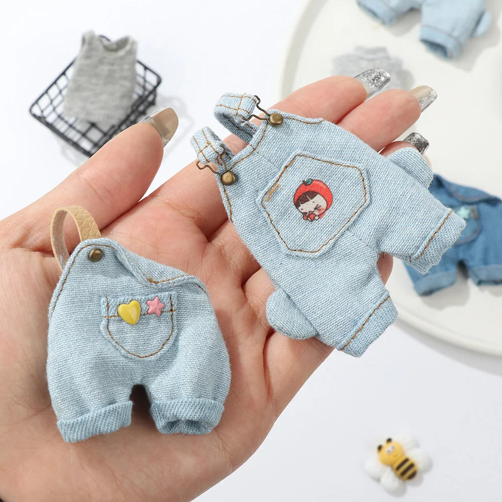 Conjunto vaquero para muñecas mini con camisa y pantalón - imagen 5