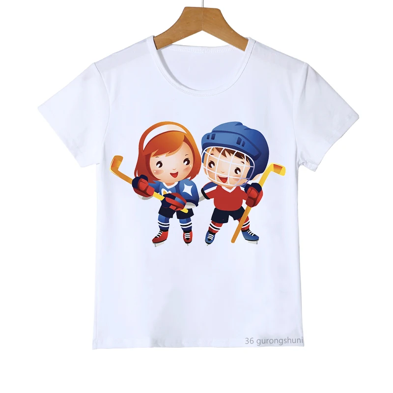 Camiseta infantil de verano con estampado de hockey - imagen 5