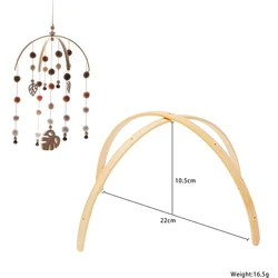 Bite Bites Colgador móvil de cuna de madera para bebé