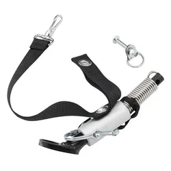 Adaptador universal de enganche de acero para remolque infantil de bici