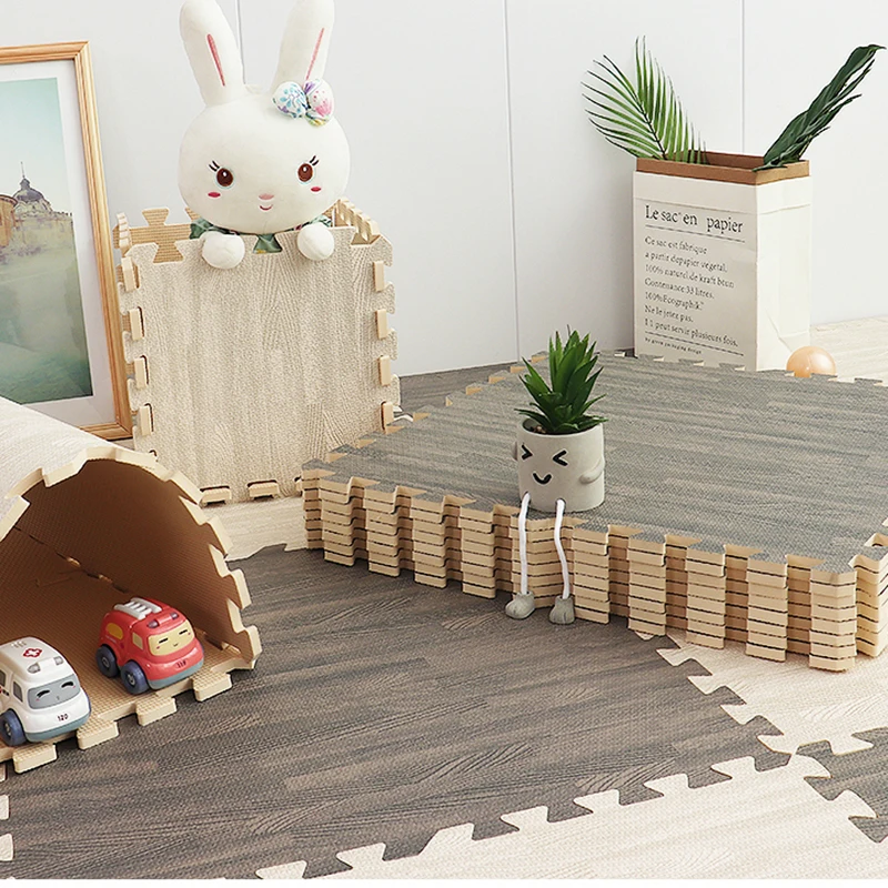 Alfombra de espuma infantil suelo juego – Estera puzzle entrelazada - imagen 4