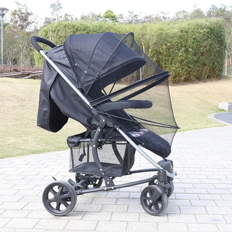 Mosquitera universal para cochecito - Malla antimosquitos para Yoya Cybex Bugaboo - imagen 4