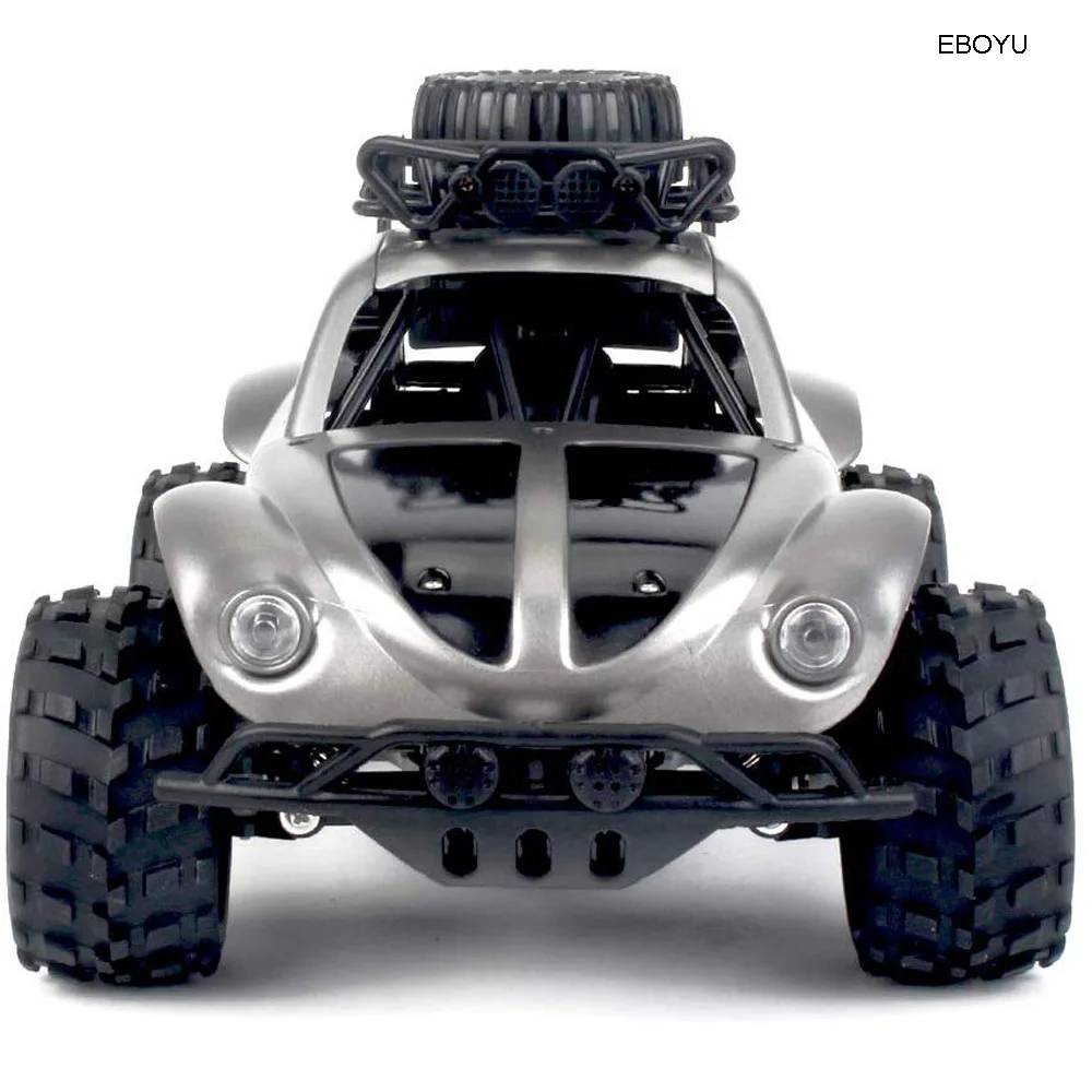 Perfil del buggy con ruedas y suspensión visibles