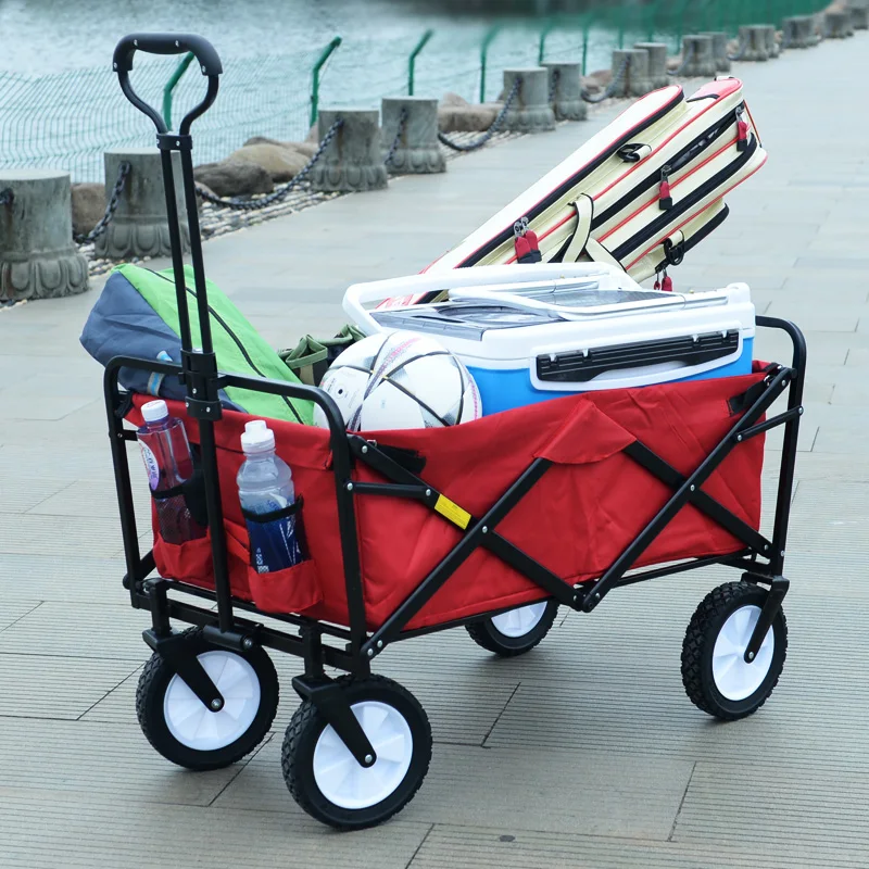 Carro de compra plegable con marco de acero para exteriores - imagen 3