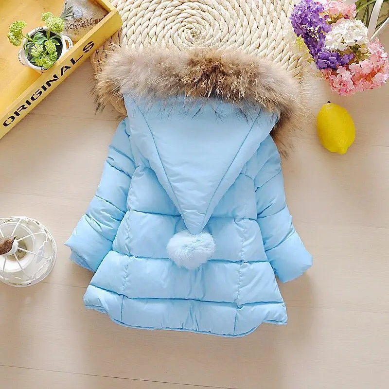 Abrigo infantil acolchado estilo japonés de algodón cálido - imagen 4