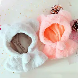 Ropa para muñecas Idol: capa con capucha de oso – hecha a mano