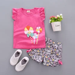 Conjunto de verano bebé niño Neonate: chaleco de algodón y shorts
