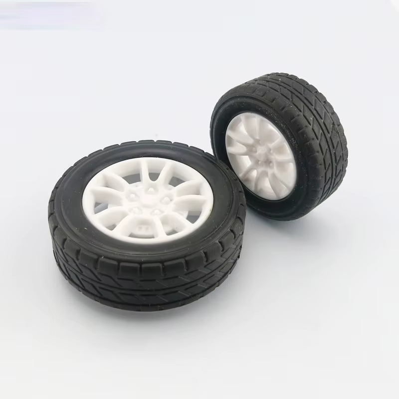 Neumáticos de goma de 20mm para proyecto robot DIY