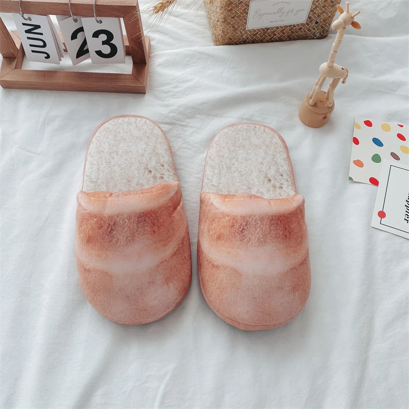 Zapatillas con estilo Baguette y patrón de pan