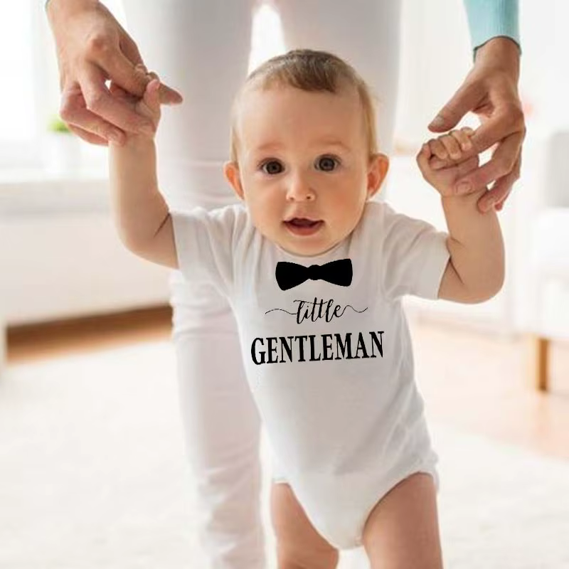 Pelele de verano para recién nacido unisex con manga corta - imagen 2