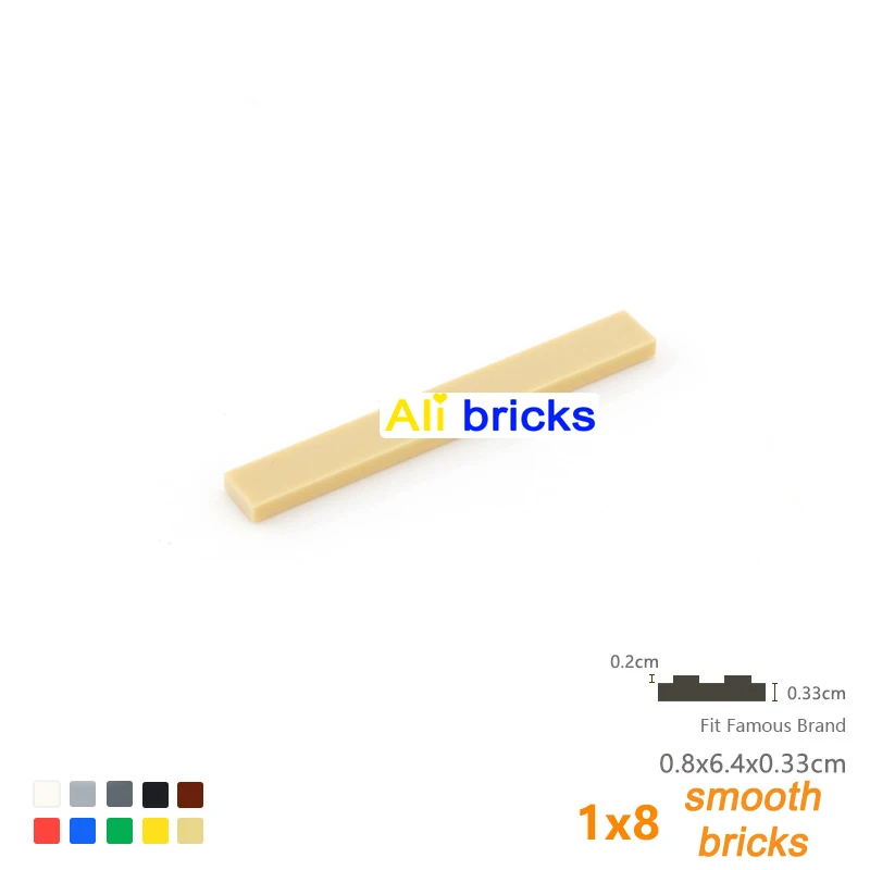 Kit de ladrillos de construcción para niños – Bloques lisos