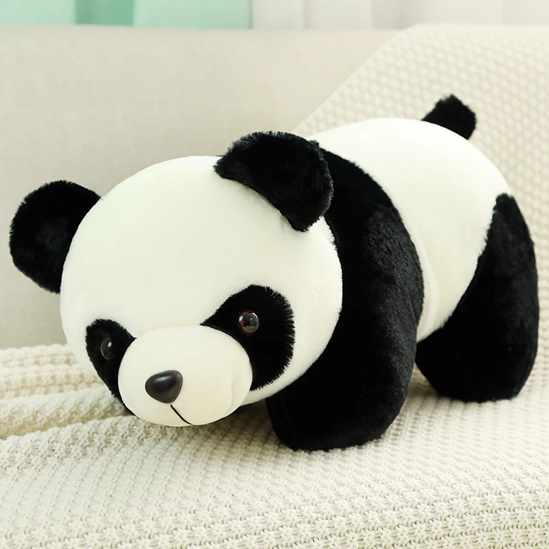 Peluche panda kawaii en diferentes vistas