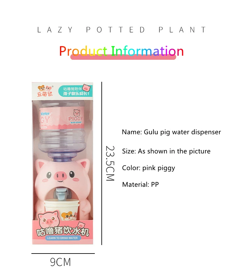 Juguete de simulación con estética de cerdito