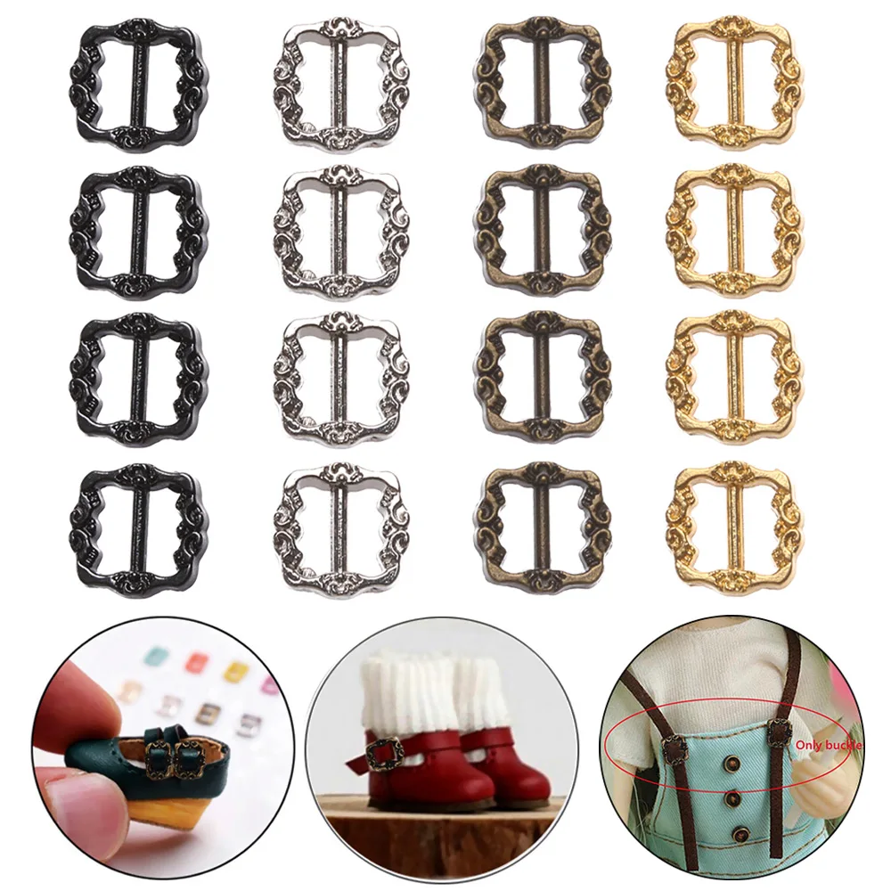 Hebillas tri-glide mini para manualidades de muñecas y ropa