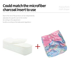 HappyFlute Insertos microfibra pañales tela – Alta absorción bebé