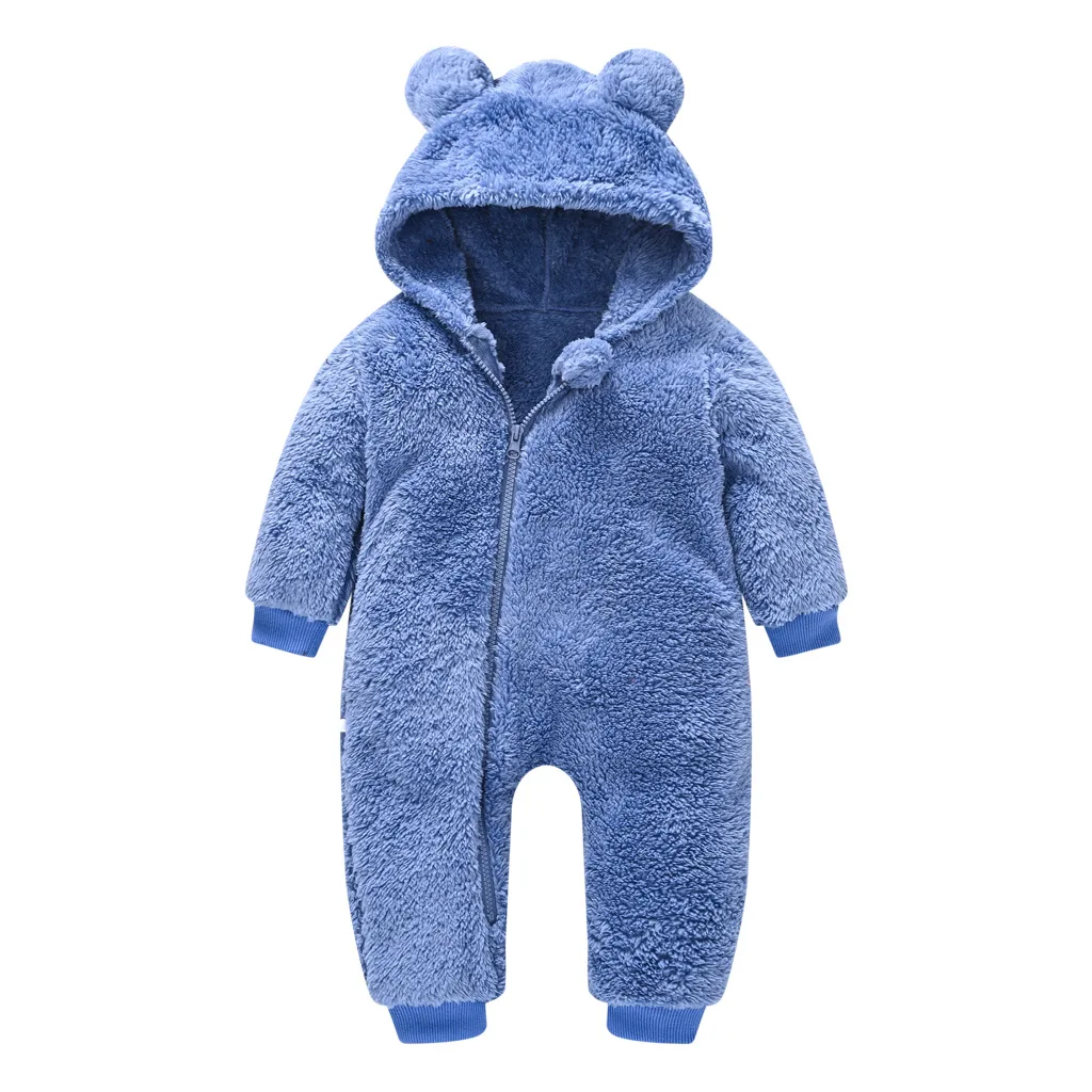 Romper polar de bebé recién nacido para invierno