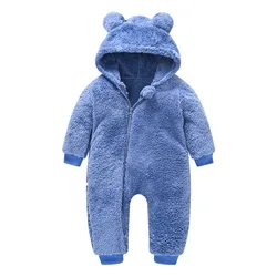Romper polar de bebé recién nacido para invierno