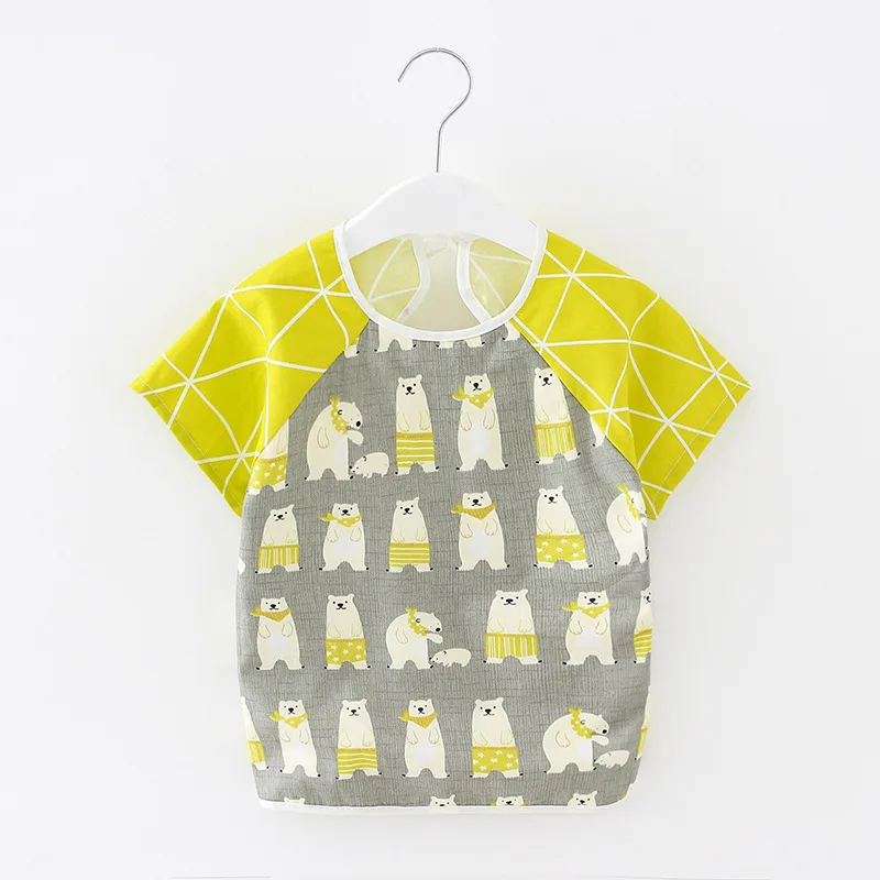 Babero impermeable en uso