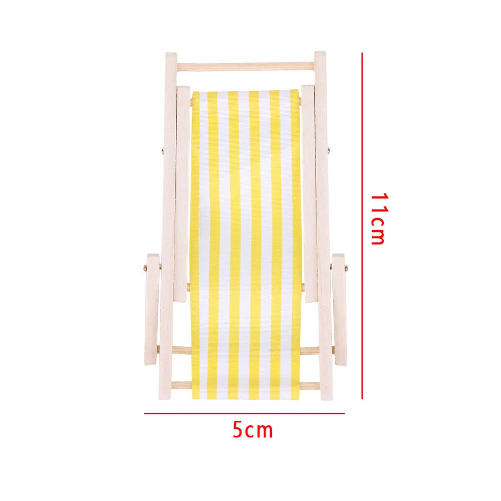 Silla de muñecas plegable, juguete plástico para playa - imagen 3