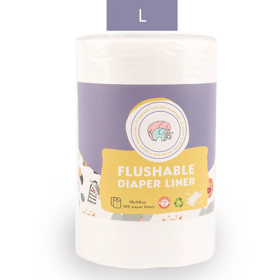 Elinfant Pañales Desechables de Bambú Biodegradables para Bebé - imagen 3