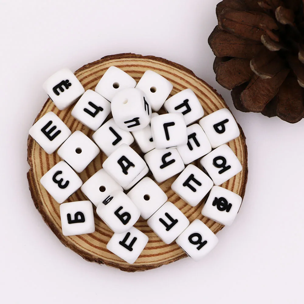 Kovict cuentas de letras de silicona para collar DIY - imagen 3