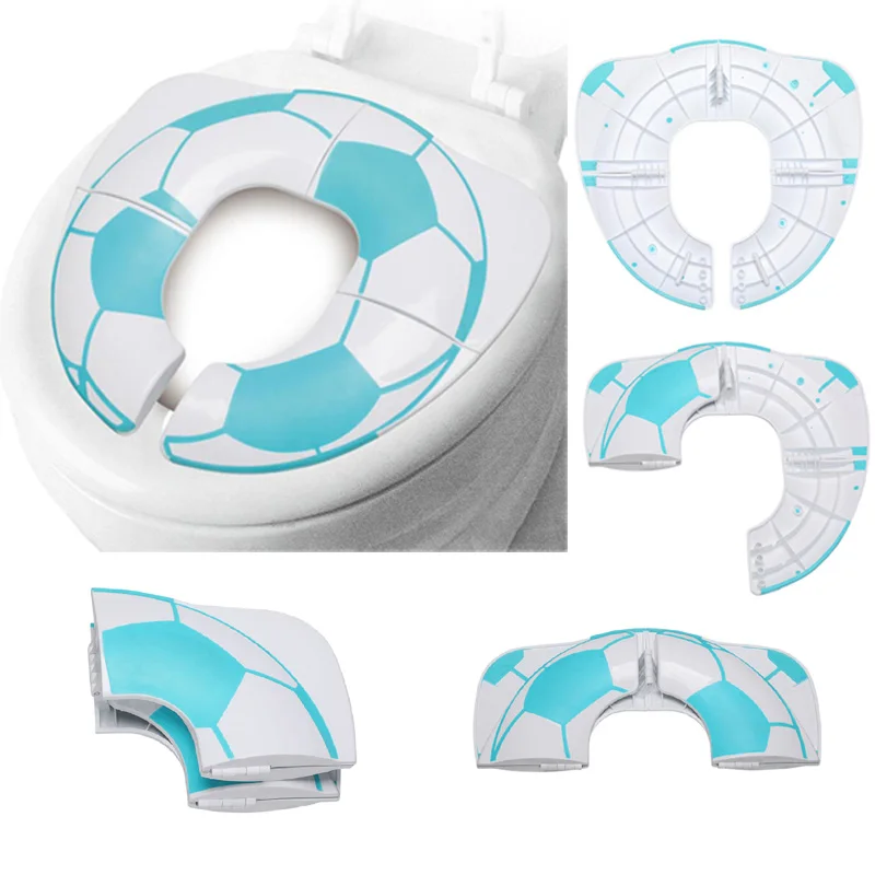 Asiento plegable para orinal de viaje bebé-Entrenamiento baño portátil - imagen 3