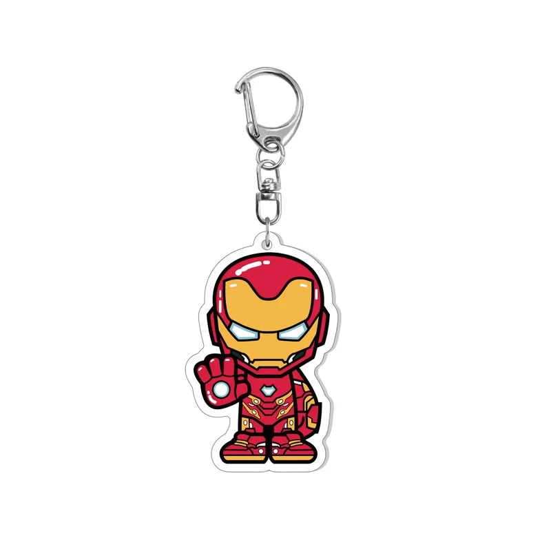 Detalle final de la figura de Iron Man mostrando la pintura metálica
