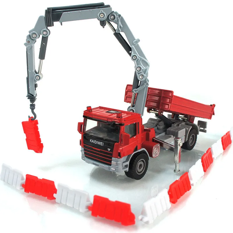 Camión grúa de aleación en miniatura para niños, modelo ingeniería - imagen 5