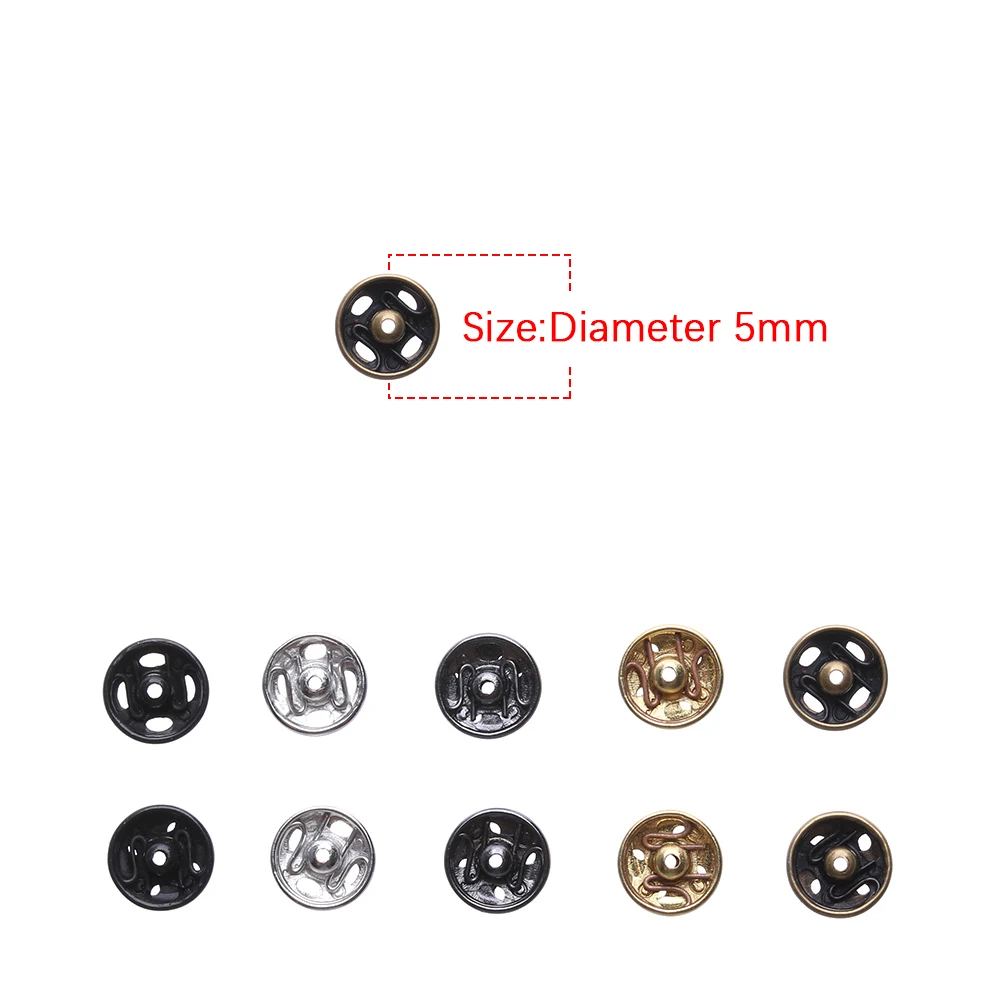 Hebillas de botón invisibles para muñecas – Kit DIY de metal - imagen 5