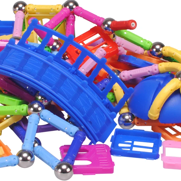 Juego bloques magnéticos educativos 238 piezas – Para niños