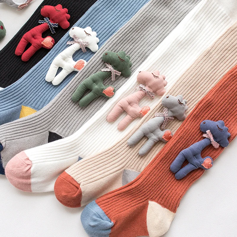 Pantimedias sin costuras de algodón suave para niñas 1-6 años - imagen 5