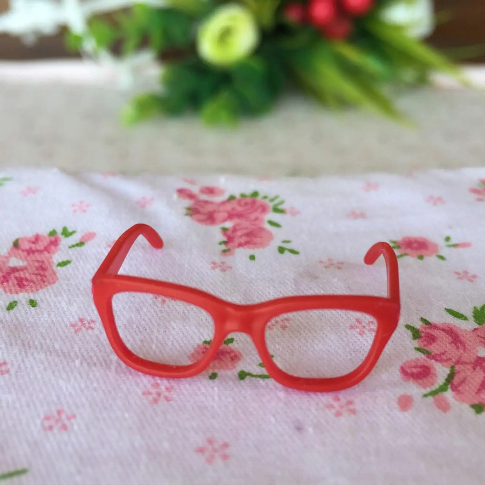 Gafas de muñeca miniatura de plástico ABS sin lentes - imagen 4