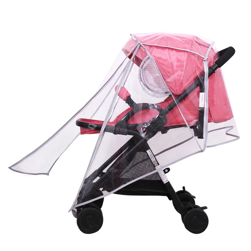 Funda lluvia impermeable para cochecito de bebé EVA - imagen 5