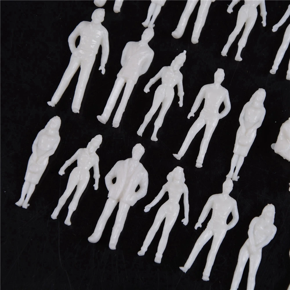 Figuras miniaturas de plástico ABS para niños – Modelos a escala 1:50-1:200