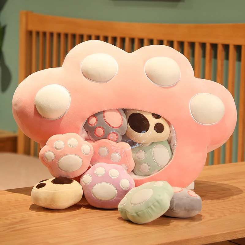 Bolsa de peluche para mascotas, juguete suave infantil