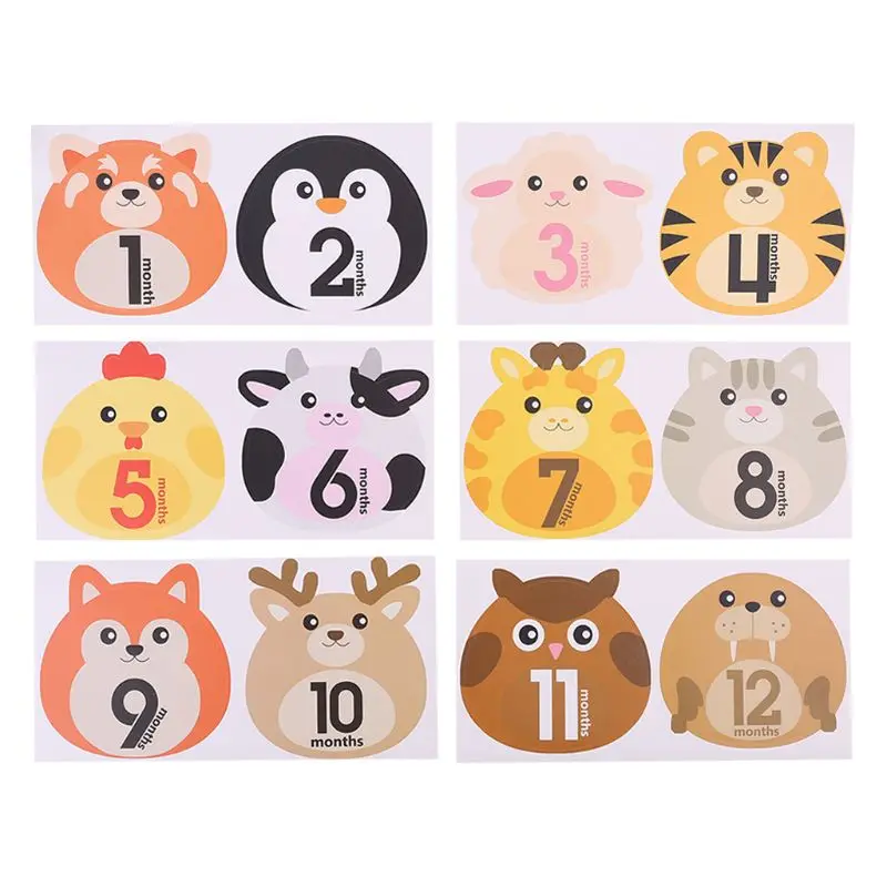 Pegatinas con diseño de animal para bebé