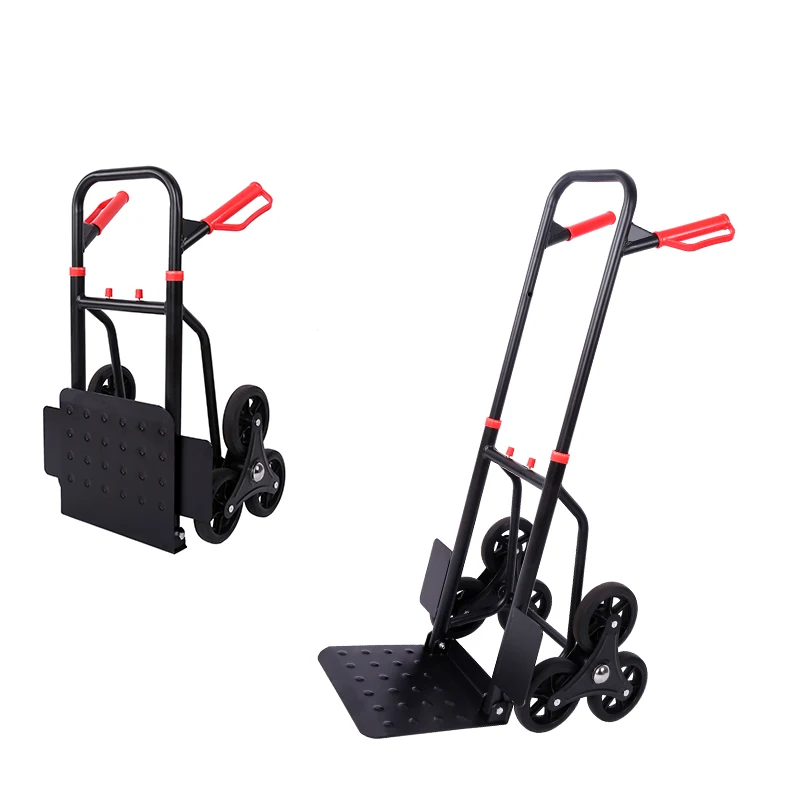 Carro elevador para escaleras con ruedas de goma y asa telescópica - imagen 2