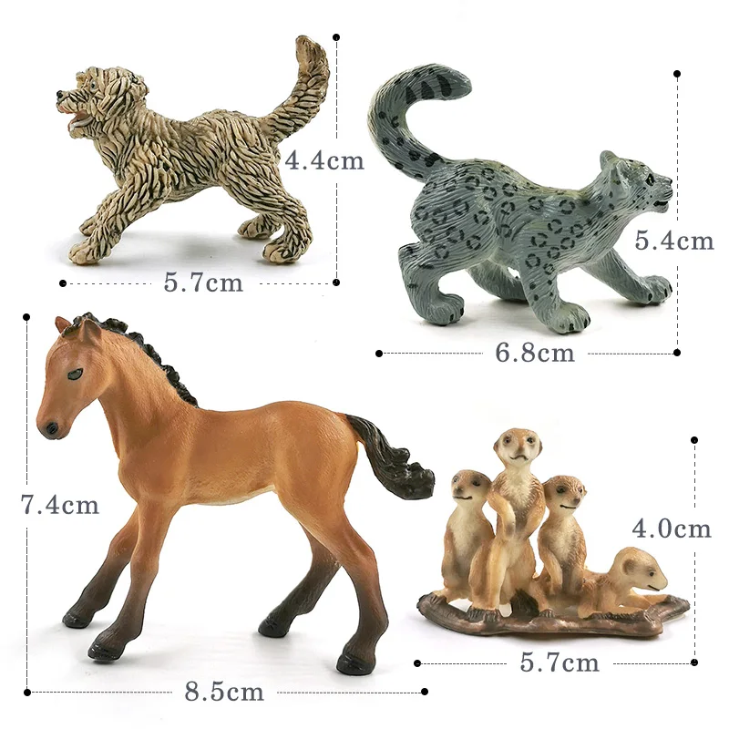 Figuras de animales para niños – Miniaturas decorativas realistas - imagen 5