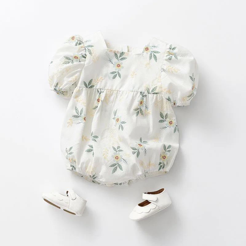 Mono floral verano bebé niña