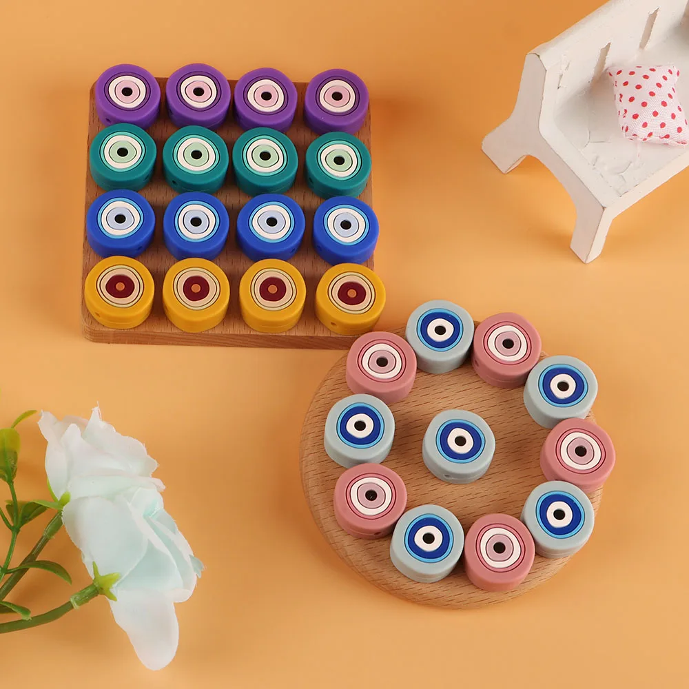 Cuentas de silicona ojos de ángel para manualidades infantiles - imagen 4