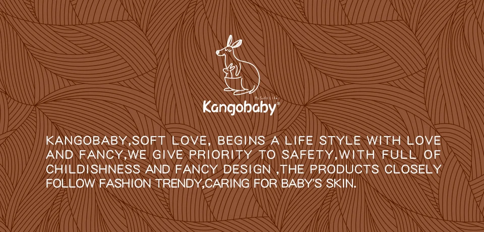 Babero de muselina Kangobaby con textura suave
