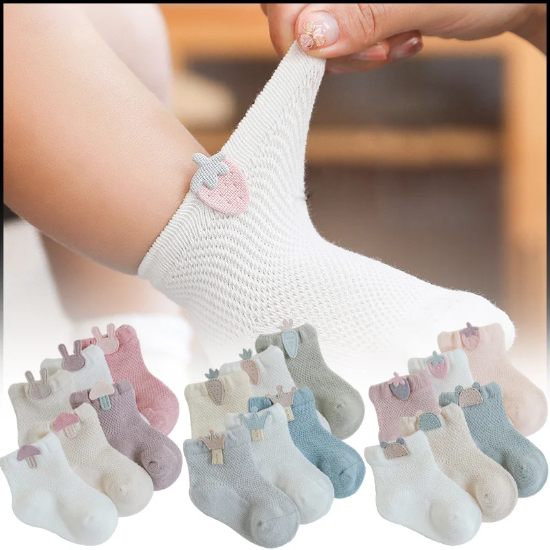 Calcetines de algodón orgánico para bebé – Suaves y transpirables