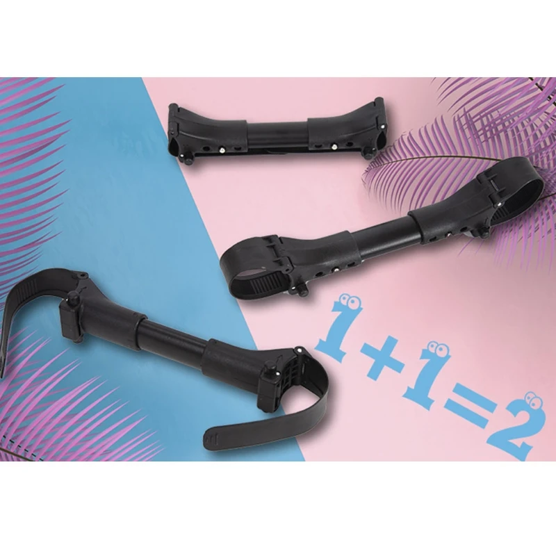 Conector para cochecito de bebé gemelar con articulación universal - imagen 3