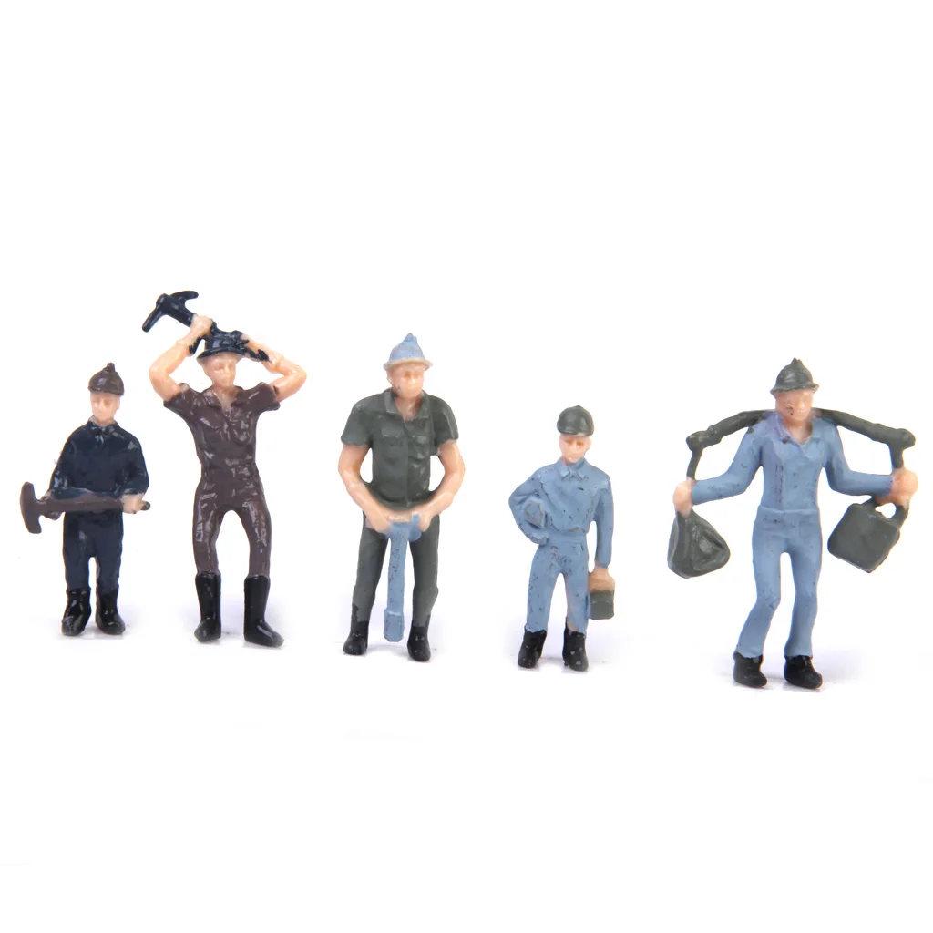 Figuras personal ferroviario para tren de juguete, estilo realista - imagen 2