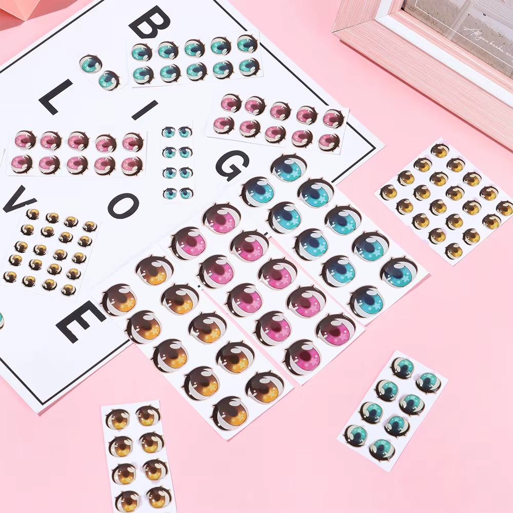 Ojos de muñeca – Accesorios coloridos divertidos para juego creativo