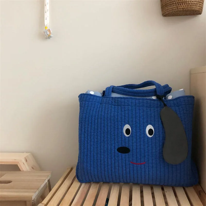MILANCEL bolsa de pañales algodón – Bolso maternal coreano para mamá - imagen 3